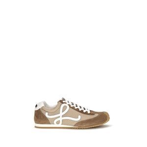 Loewe Men Ballet Runner 2.0 Suede And Mesh Sneakers